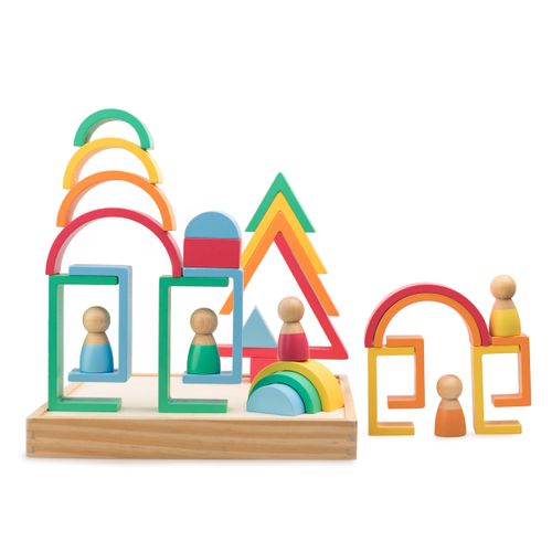 קשתות מונטסוריות - משחק בנייה, שיווי משקל ודמיון