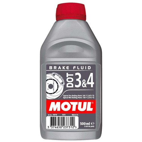 נוזל בלמים  שמן בלם DOT 3&4 Motul