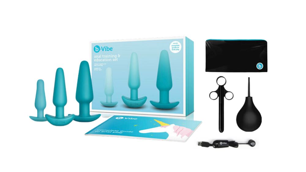 ערכת 3 פלאגים אנאליים מקצועיים מסיליקון |b-Vibe Anal Training & Education.