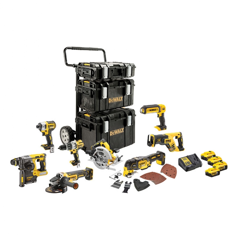 סט 8 כלים  DEWALT DCK853P4 18V