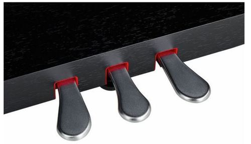 פסנתר חשמלי רהיט תוצרת גרמניה DP-300 עם מנגנון פטישים בצבע שחור 120300 מבית GEWA (Germany)