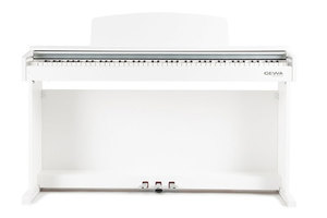 פסנתר חשמלי רהיט תוצרת גרמניה DP-300 עם מנגנון פטישים בצבע לבן 120302 מבית GEWA (Germany)