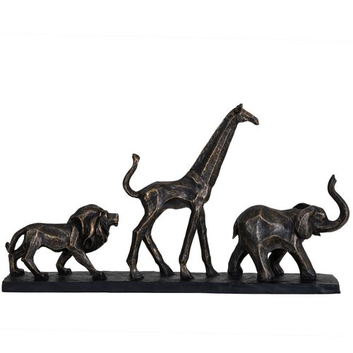  פסל ברונזה 3 חיות ספארי Safari Sculpture