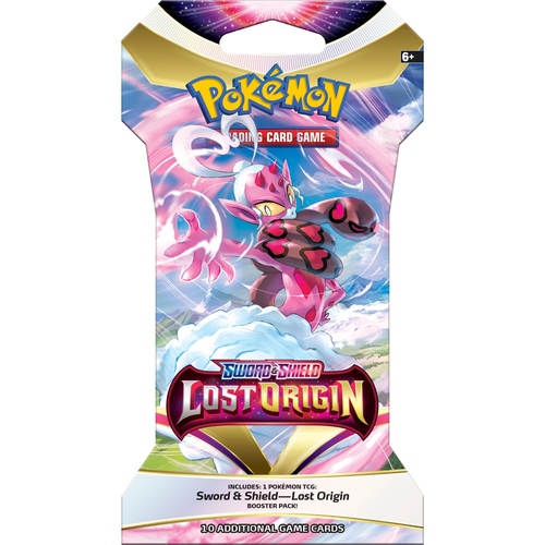 מארז 10 קלפי פוקימון בהפתעה SWORD SHIELD - LOST ORIGIN
