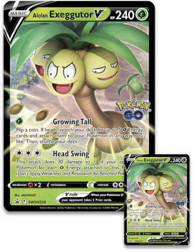 ערכה למשחק קלפים פוקימון - ALOLAN EXEGGUTOR V 