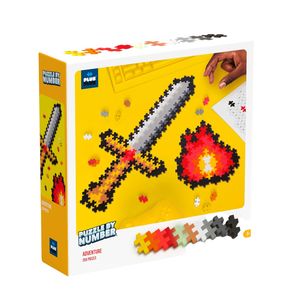 משחק הרכבה 250 חלקים ממוספרים ודפי הרכבה - הרפתקאות 