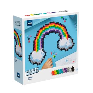 משחק הרכבה 500 חלקים ממוספרים ודפי הרכבה - קשת בענן 