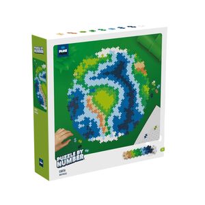 משחק הרכבה 800 חלקים ממוספרים ודפי הרכבה - כדור הארץ