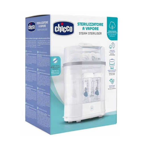מחטא תינוקות 3‑ב‑1 – סטריליזטור Chicco עם מצב FULL ו‑Compact