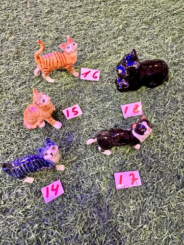 חתולים מיניאטורות פורצלן