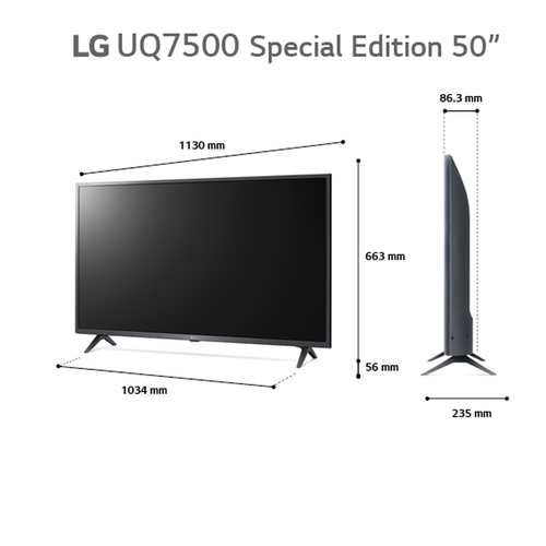 מסך LG 50UQ7500