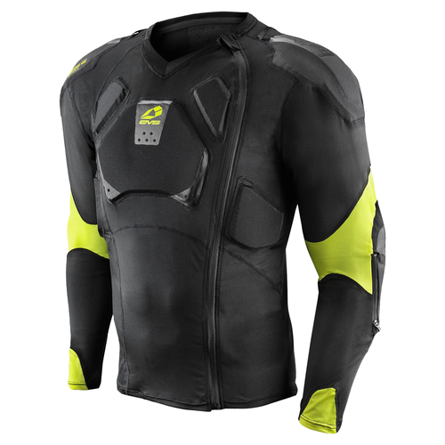 מגן גוף אי וי אס שחור / צהוב - EVS SOFT BALISTIC PRO
