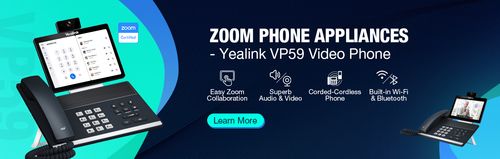 מערכת זום טלפון + מצלמה - VP59-Zoom Yealink