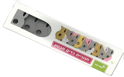 24 חנוכיה מבטון/ דגם כדים