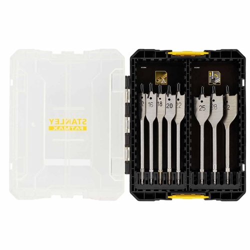 סט 8 מקדחי פרפר לעץ STANLEY FATMAX