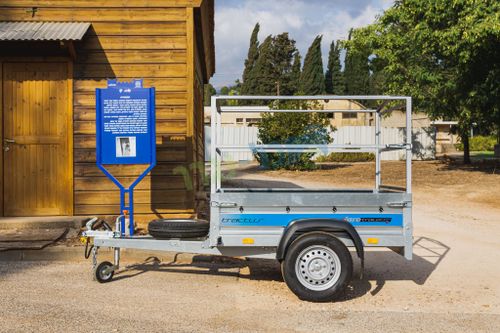 נגרר פתוח 1.6X1.25 למשקל 750 ק