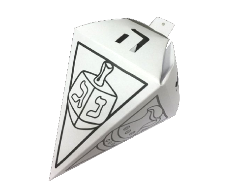 סביבון תלת ממד לצביעה ויצירה - 36 יח