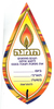 הזמנה למסיבת חנוכה דגם שלהבת נצנצים