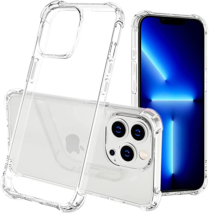 כיסוי שקוף 4 פינות הגנה ל-Apple iphone 14
