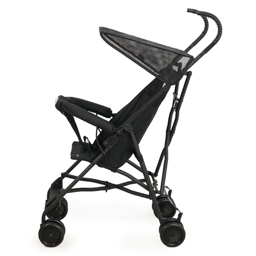 טיולון קליל מצב אחד סוויפט וואי עם גגון 'פרגולה' - שחור