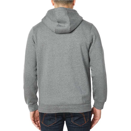 פליז עם רוכסן אפור - GLOBAL ZIP FLEECE