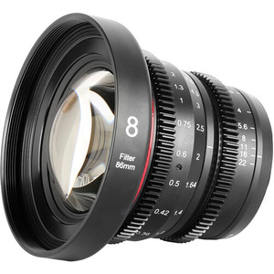 עדשת קולנוע Meike MFT Prime Cine 8mm T2.9