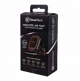 מעמד מגנטי לסלולר למזגן של הרכב דגם C2 מבית Smartech