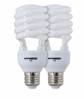 זוג נורות ECO EL 26W אור חם חברת Hyundai
