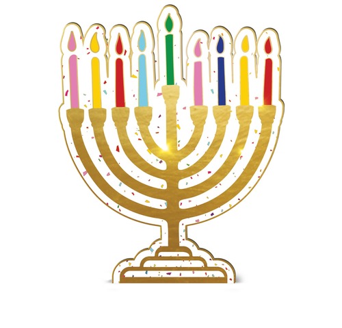 מרכז שולחן חנוכיה ענק 