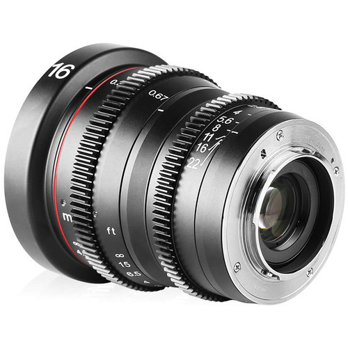 עדשת קולנוע Meike MFT Prime Cine 16mm T2.2