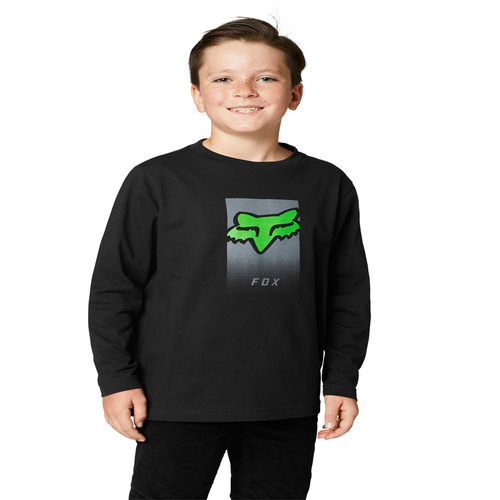 חולצת ילדים ארוכה שחור -  YOUTH DIER LS TEE
