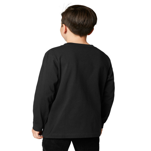 חולצת ילדים ארוכה שחור -  YOUTH DIER LS TEE