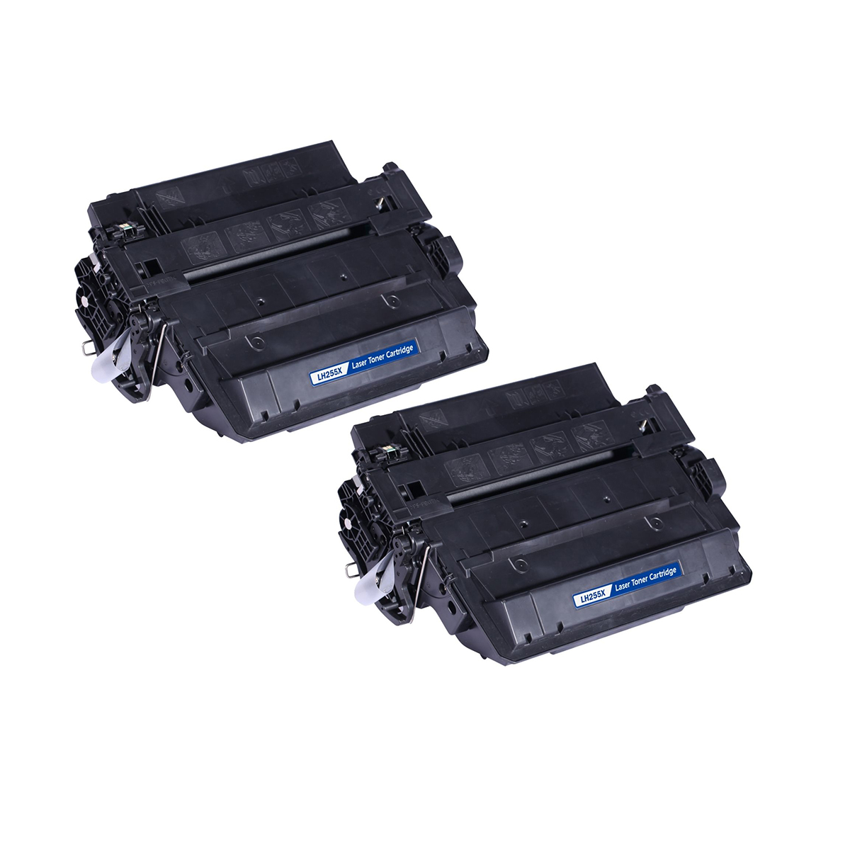 זוג טונרים שחורים חלופיים ‏‏HP 55A CE255X