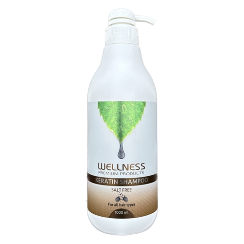שמפו קרטין וולנס ללא מלחים - WELLNESS KERATIN SHAMPOO