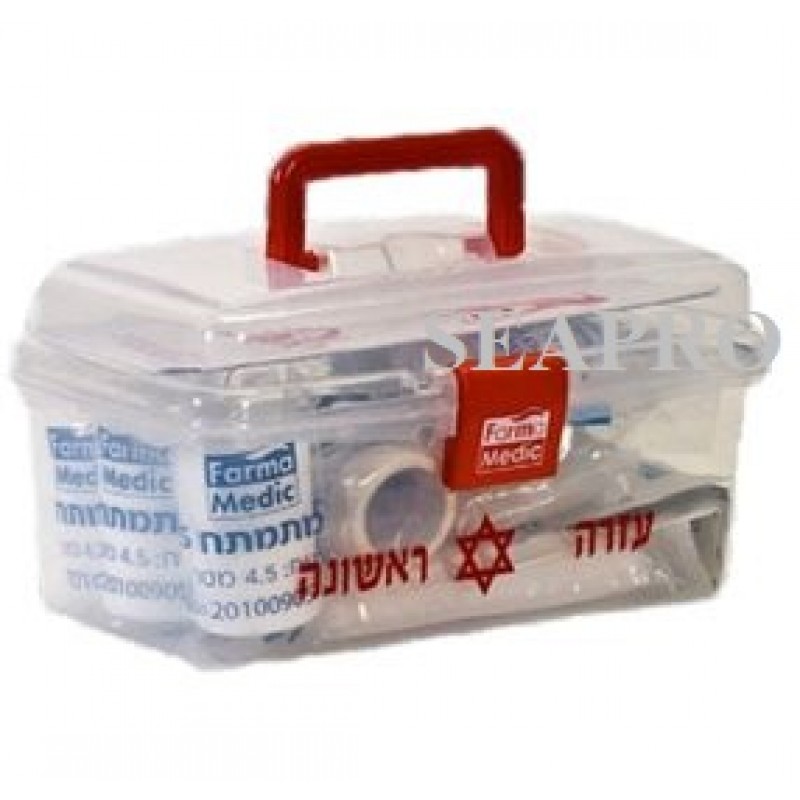 תיק ערכת עזרה ראשונה נוח וקומפקטי לבית לרכב וכל מטרה 