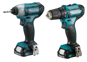 סט מברגה / מקדחה + אמפקט CLX224SX 12V מתוצרת Makita 