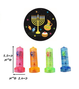 מארז 10 יחידות פנס מקרן חנוכה קטן בשקית