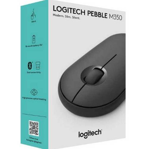 עכבר אלחוטי LOGITECH M350 WIFI+BLUETOOTH אפור