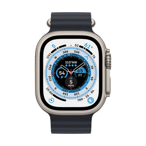שעון Apple Watch Ultra GPS + Cellular, 49mm Titanium Case with Ocean Band שחור