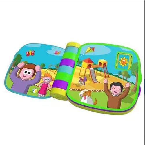   ספר מוזיקלי עם השירים ל'כובע שלי', 'יש לי גלידה' ו'בין הרים ובין סלעים' לפעוטות מגילאי חצי שנה אינפיניטי פאן