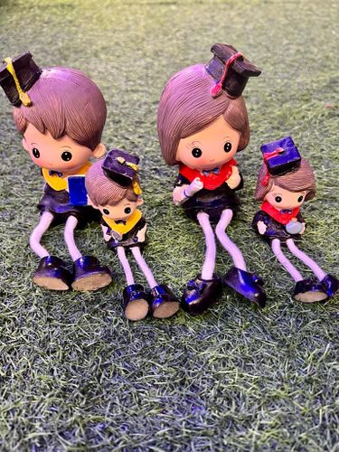 זוג עכברים בובות ישיבה