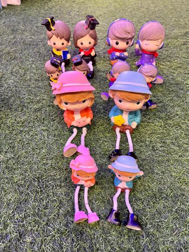 זוג עכברים בובות ישיבה