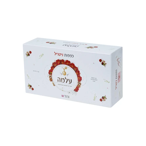 כפפות M ורוד עלמה 100 יח'