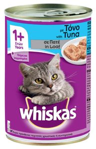 שימורי ויסקס לחתול טונה Whiskas choice cuts with tuna for cats