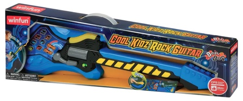 גיטרת רוק עם אורות ו 8 אפקטים קוליים