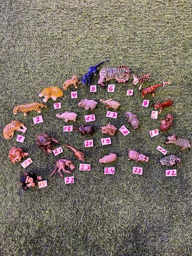 חיות ספארי פורצלן