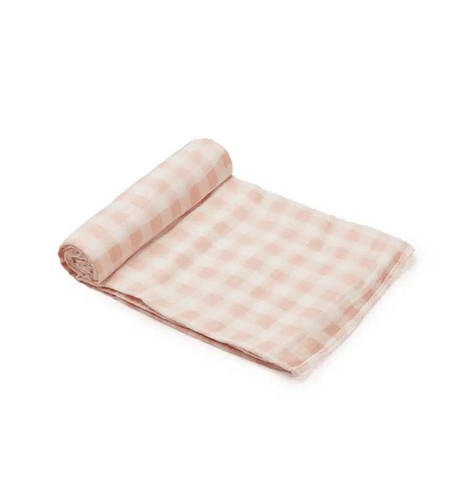 חיתול במבוק קטן Pink Squares משבצות ורוד NINO