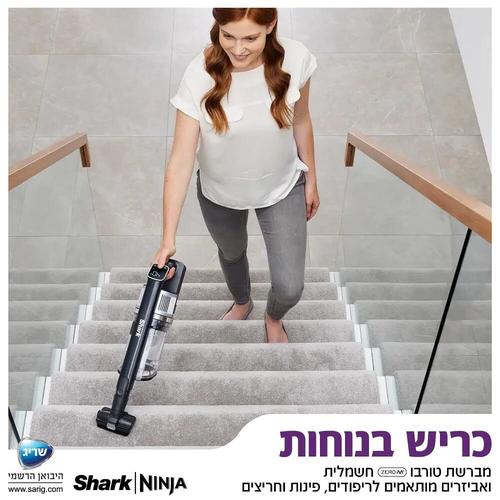 ‏שואב אבק עומד SHARK IZ323 Zero M Vertex Double Pro