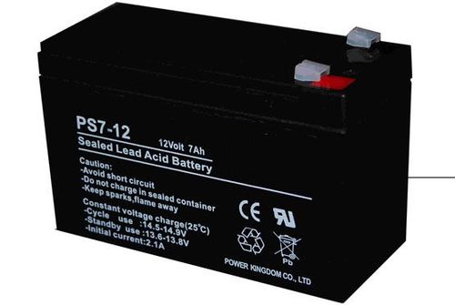 מצבר 12V 7ah לאל פסק-אזעקה מבית רוזטק- אחריות יבואן רשמי