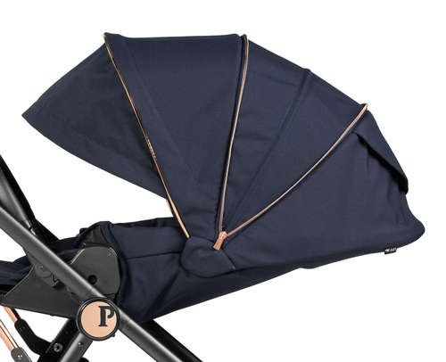 עגלת תינוק ויואצ'ה Vivace עם קיפול סופר קומפקטי ואמבטיה מרווחת ומשודרגת - צבע Blue Shine